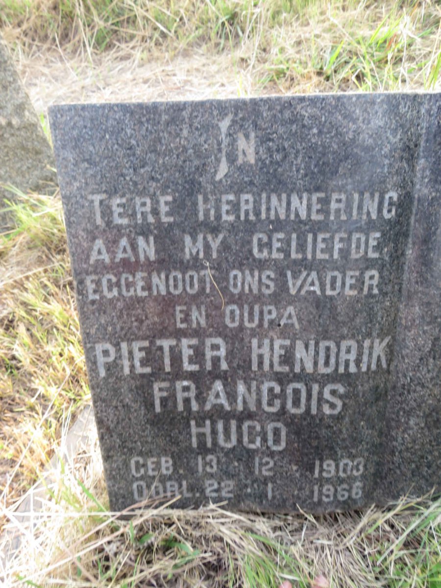 HUGO Pieter Hendrik Francois 1903-1966
