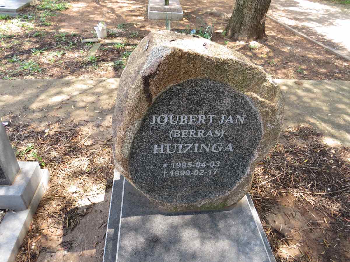 HUIZINGA Joubert Jan 1995-1999