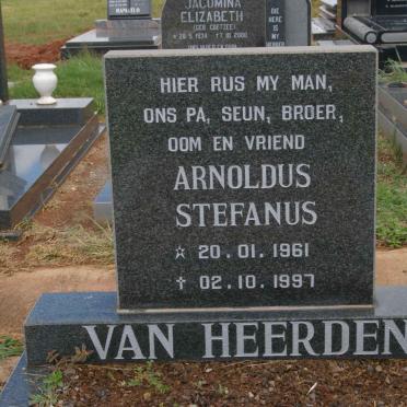 HEERDEN Arnoldus Stefanus, van 1961-1997