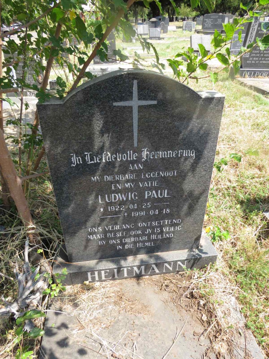 HEITMANN Ludwig Paul 1922-1991