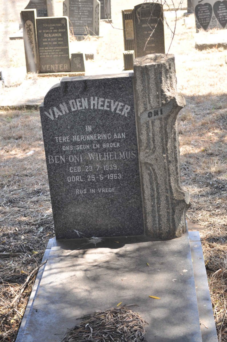 HEEVER Ben-Oni Wilhelmus, van den 1939-1963