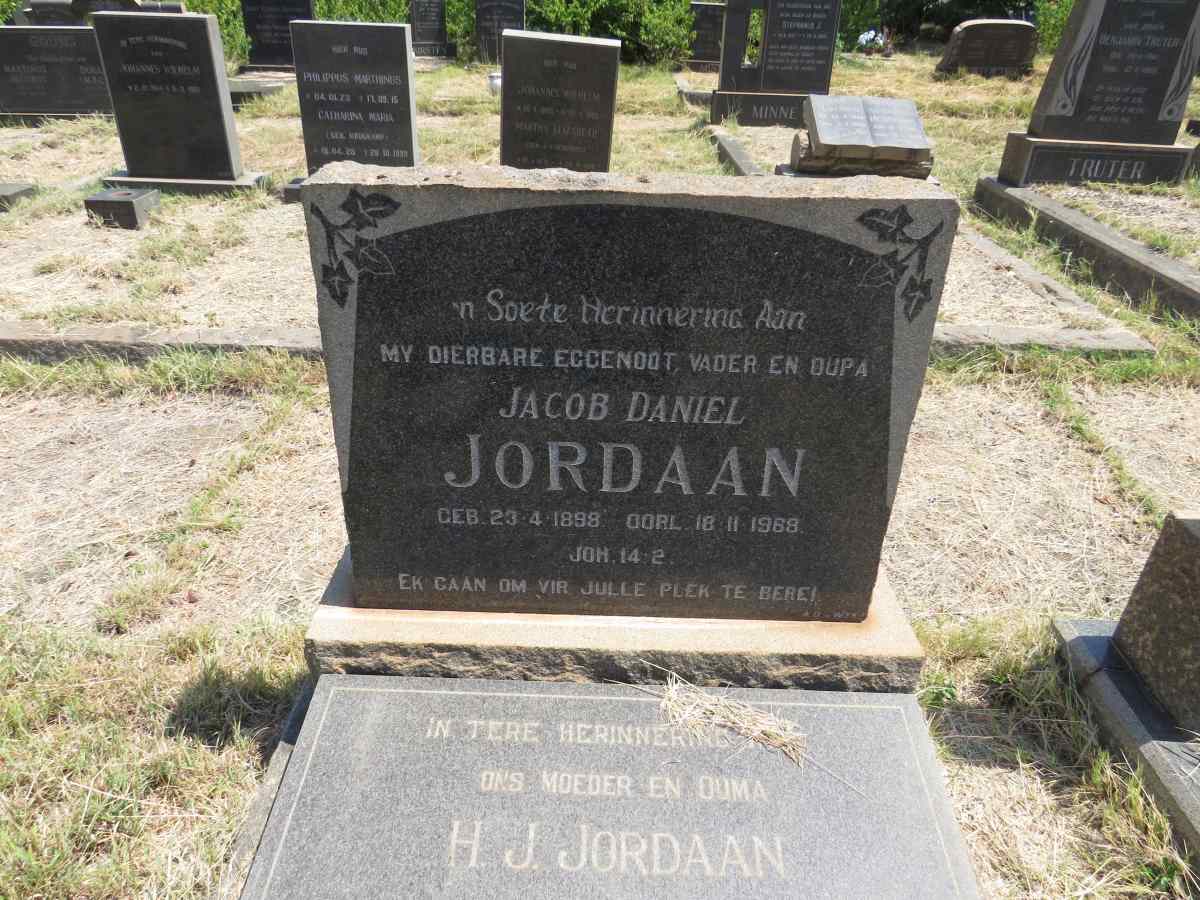 JORDAAN Jacob Daniel 1898-1968 & H.J. 1907-1977_1