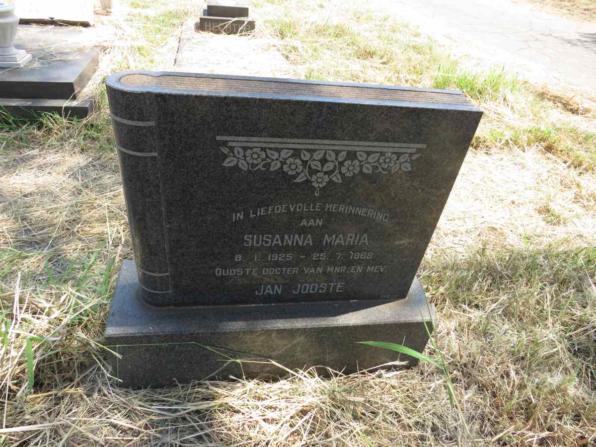 JOOSTE Susanna Maria 1925-1968