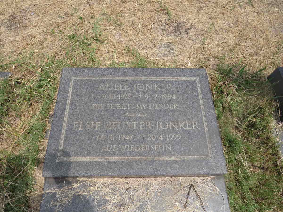 JONKER Elsie ?euster 1947-1999 :: JONKER Adele 1978-1984 