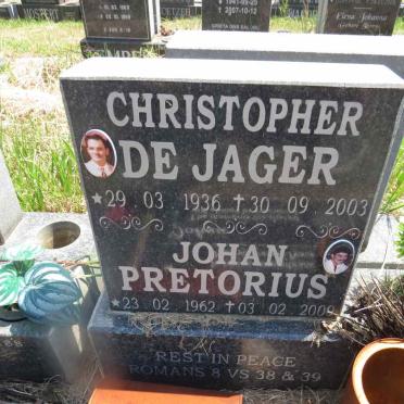 JAGER Christopher, de 1936-2003 :: PRETORIUS Johan 1962-2009
