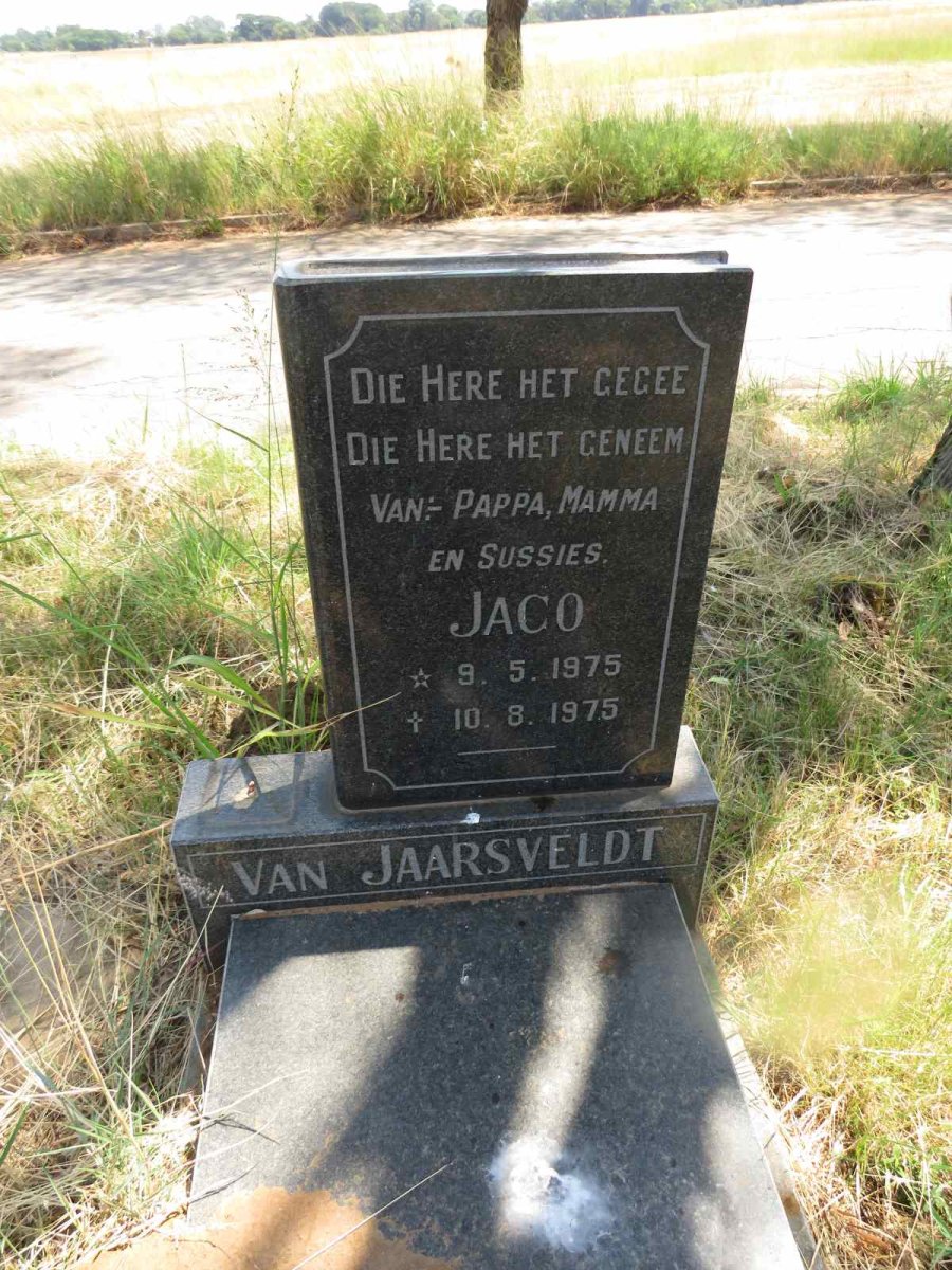 JAARSVELDT Jaco, van 1975-1975