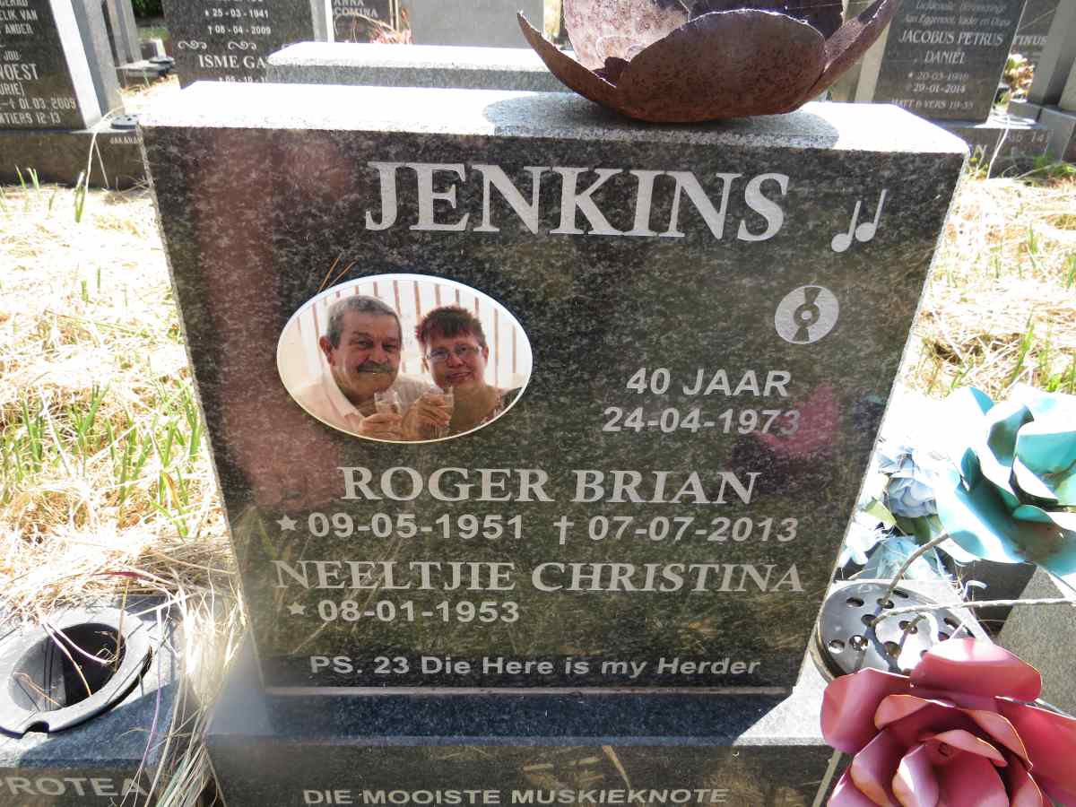 JENKINS Roger Brian 1951-2013 & Neeltjie Christina 1953- 