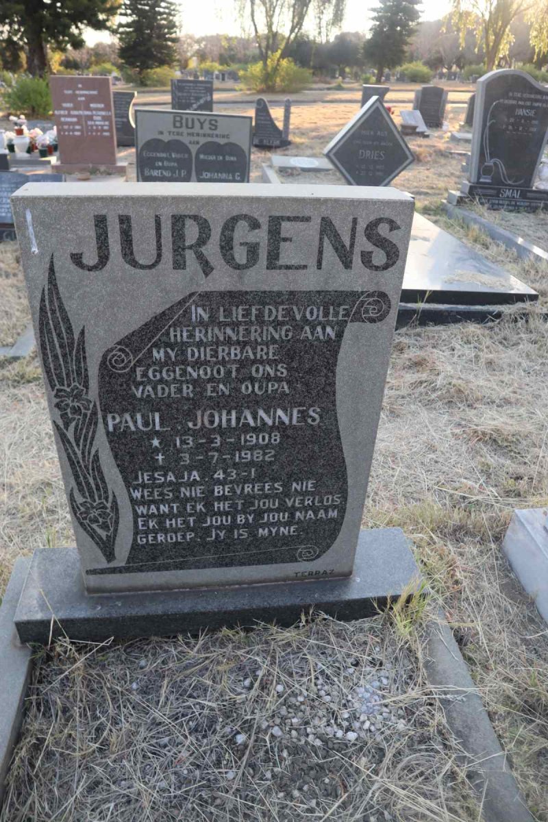 JURGENS Paul Johannes 1908-1982