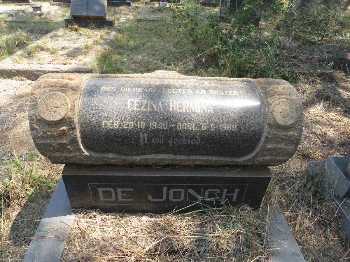 JONGH Gezina Hermina, de 1949-1969