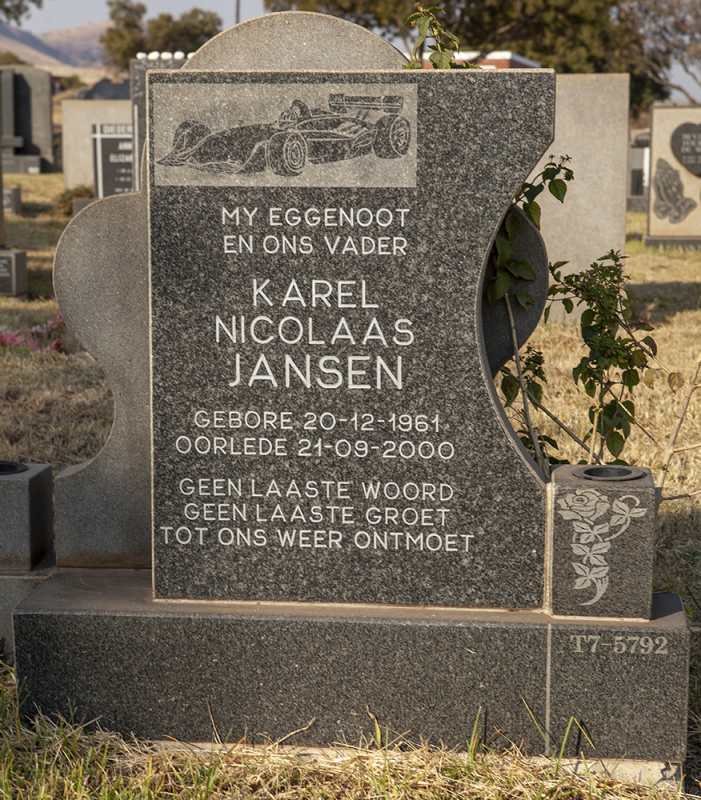 JANSEN Karel Nicolaas 1961-2000