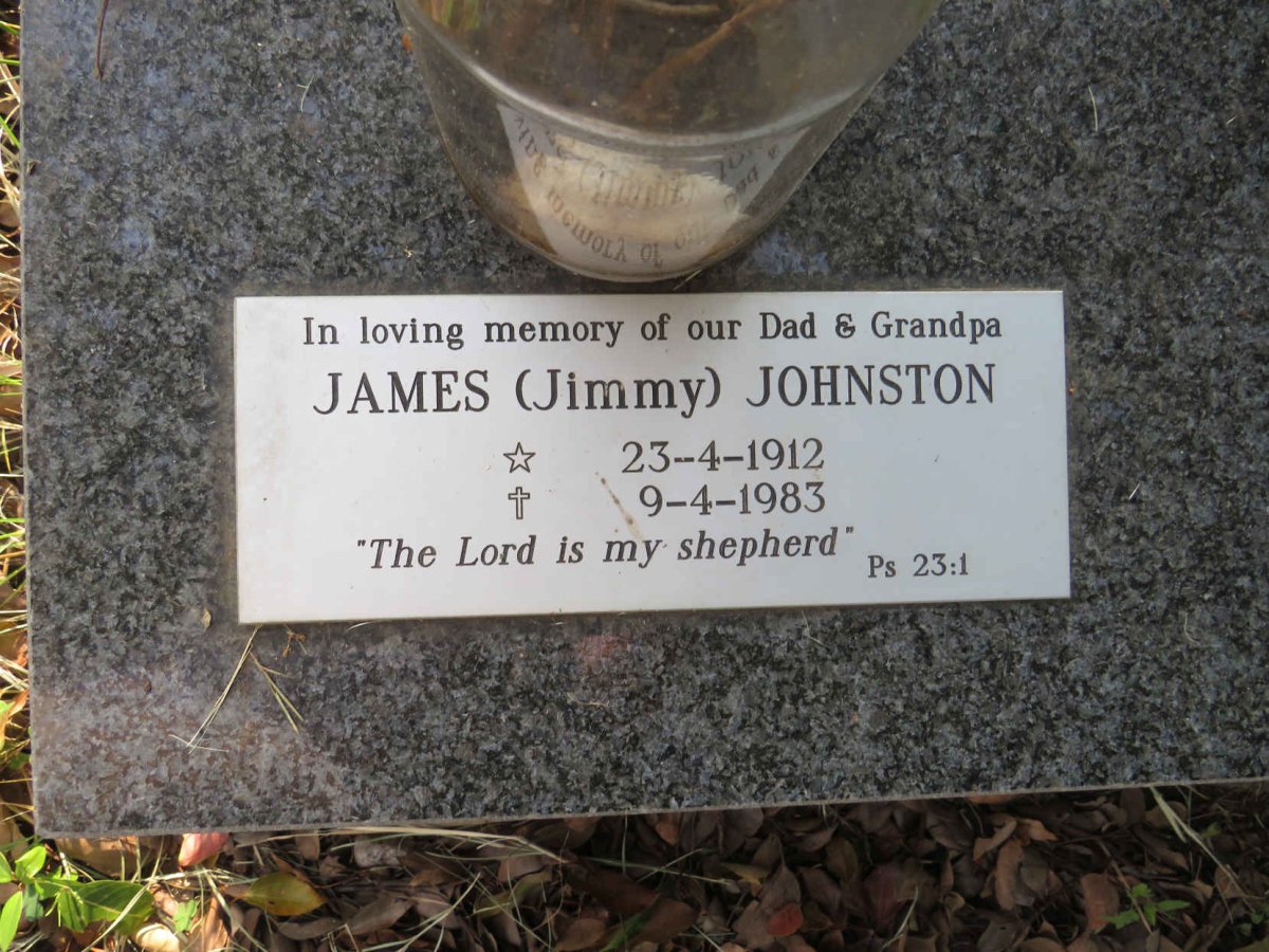 JOHNSTON James 1912-1983