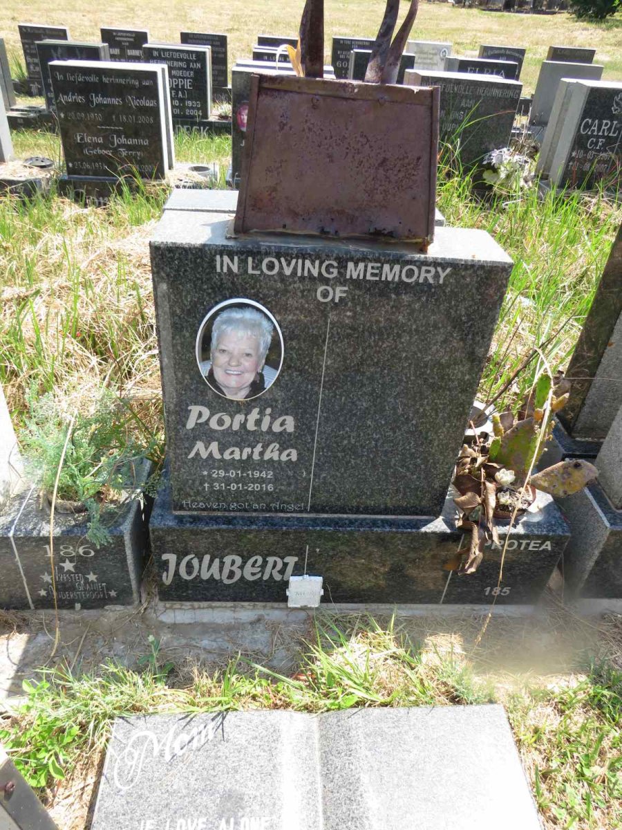 JOUBERT Portia Martha 1942-2016