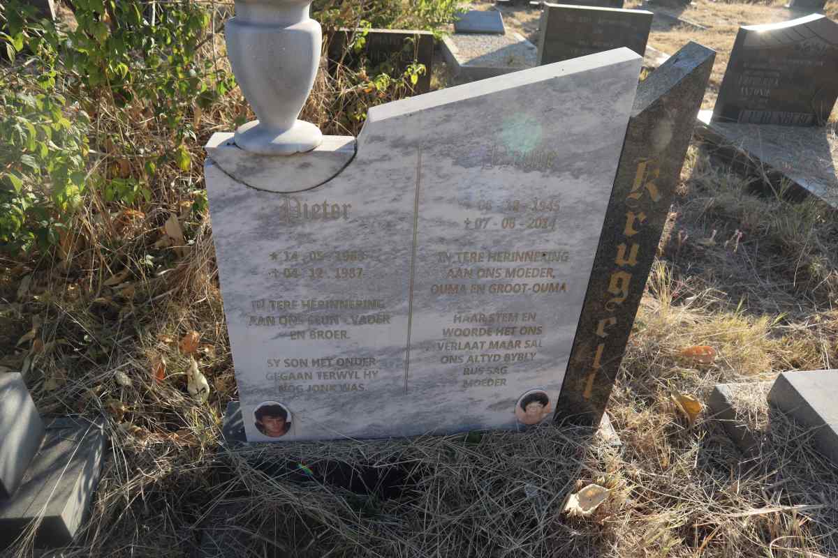 KRUGELL Nettie 1945-2014 :: KRUGELL Pieter 1968-1987_1