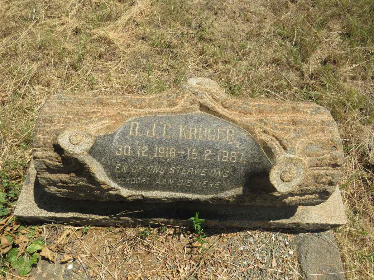 KRUGER D.J.C. 1916-1967