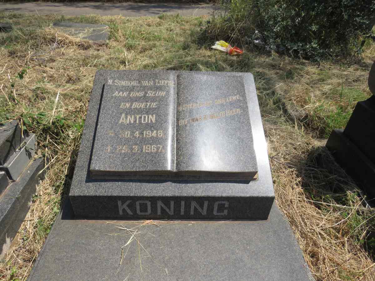 KONING Anton 1948-1967