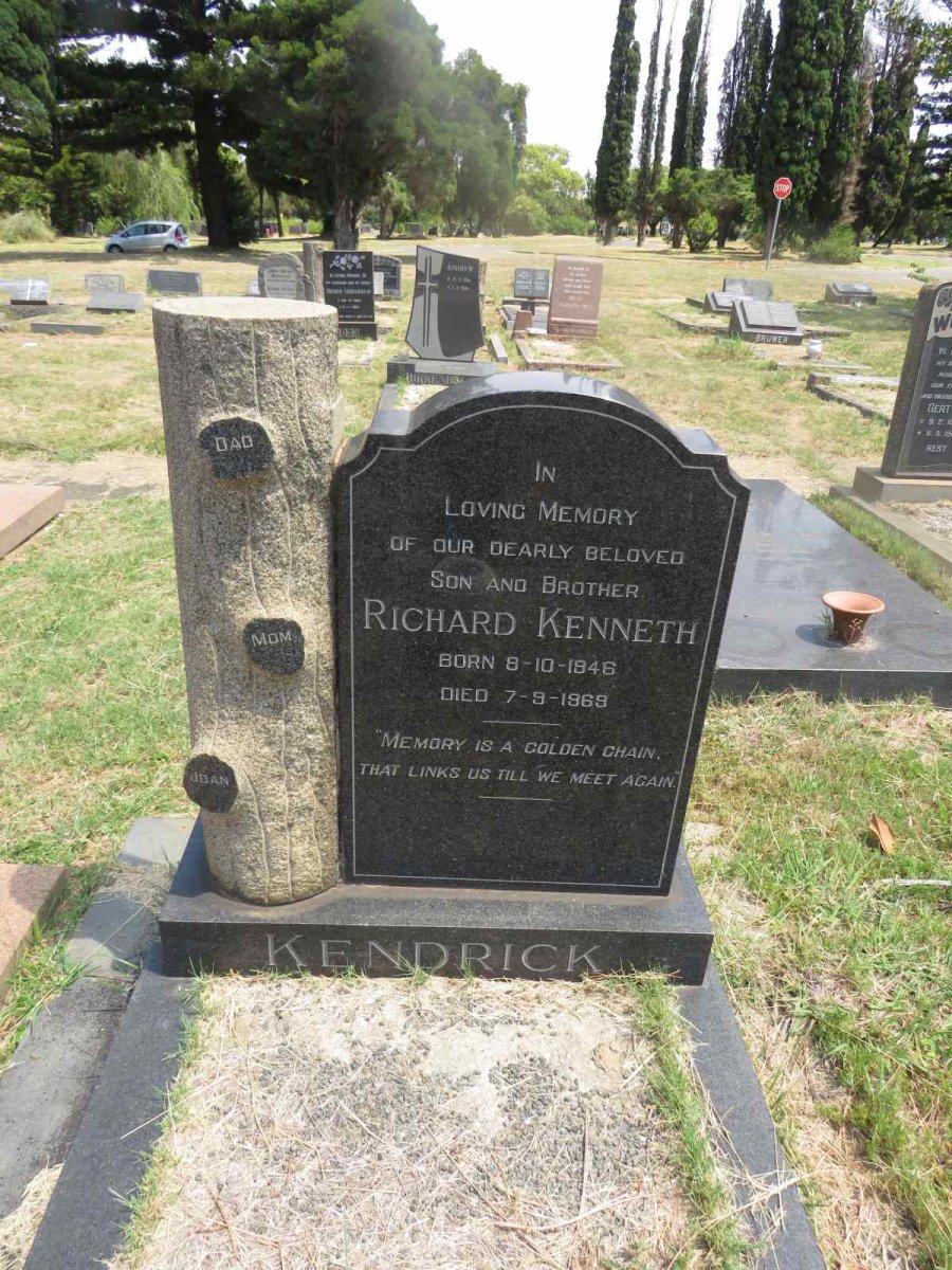 KENDRICK Richard Kenneth 1946-1969