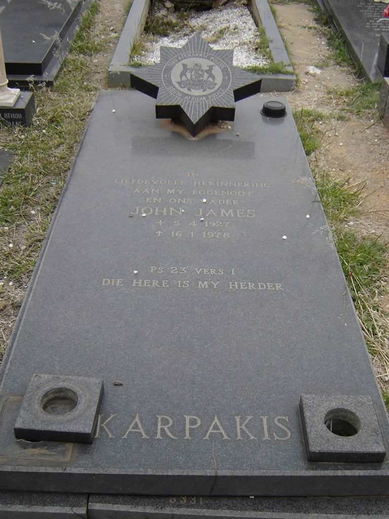 KARPAKIS John James 1927-1978