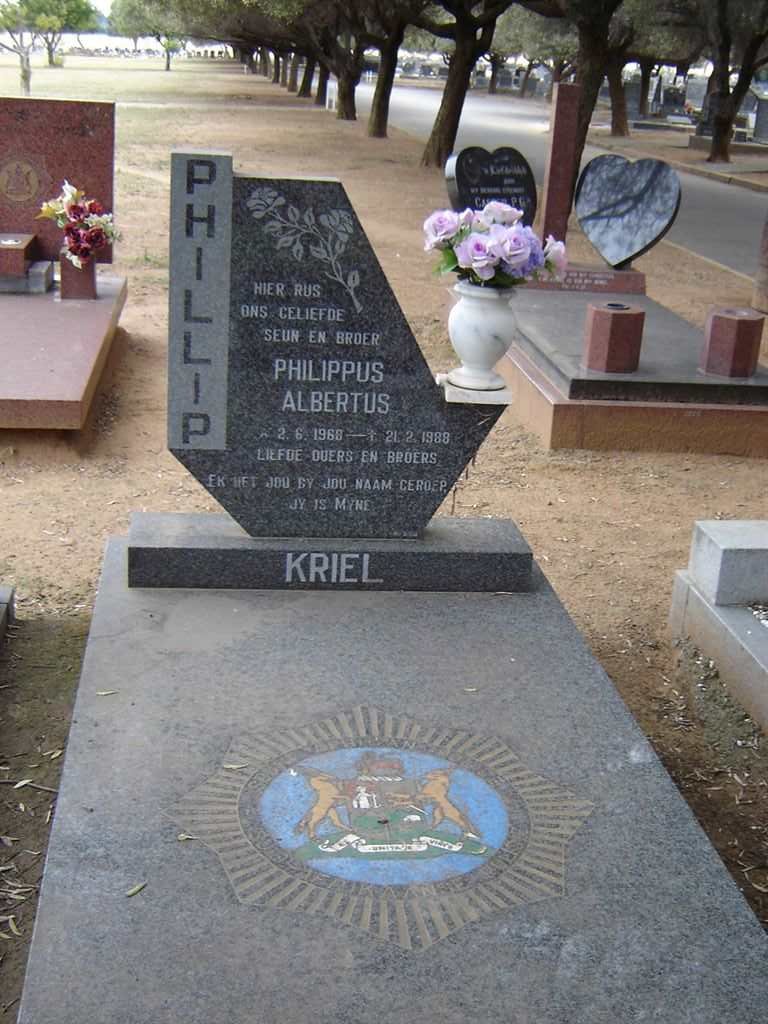 KRIEL Philippus Albertus 1968-1988