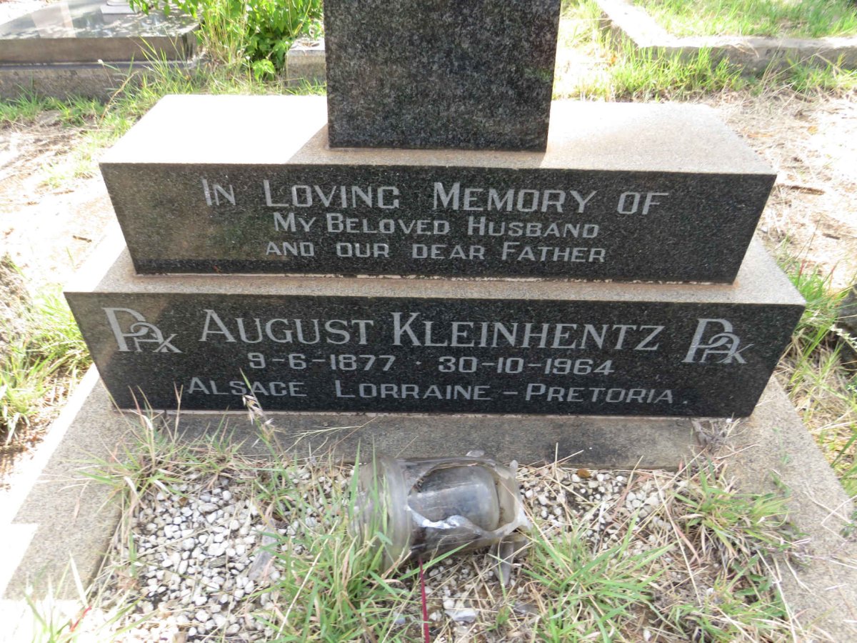 KLEINHENTZ August 1877-1964