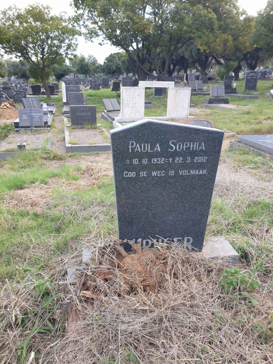 KRUGER Paula Sophia 1932-2012
