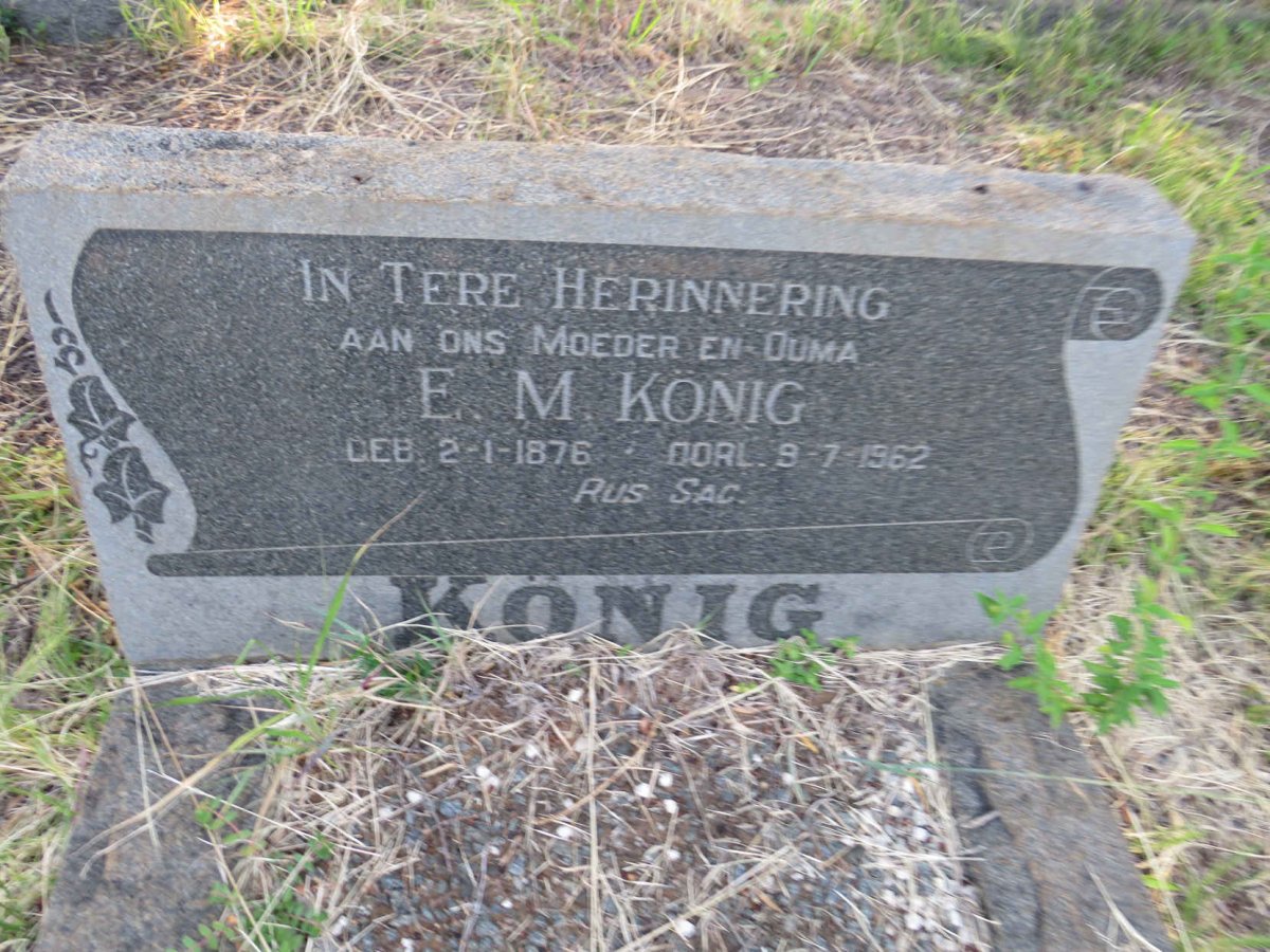 KONIG E.M. 1876-1962