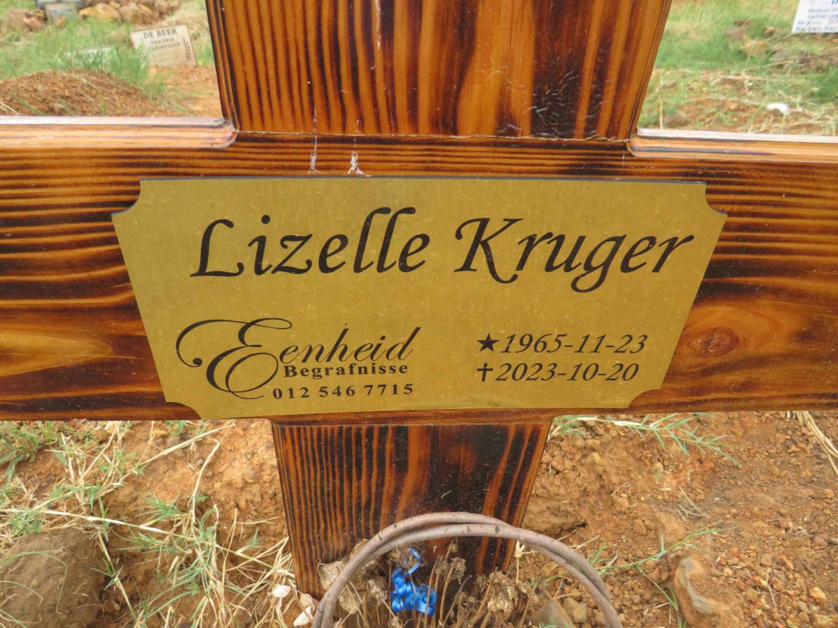 KRUGER Lizelle 1965-2023