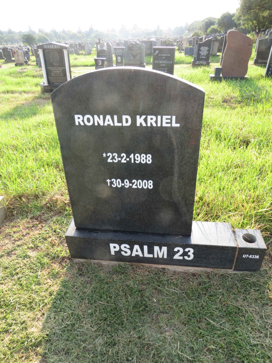KRIEL Ronald 1988-2008