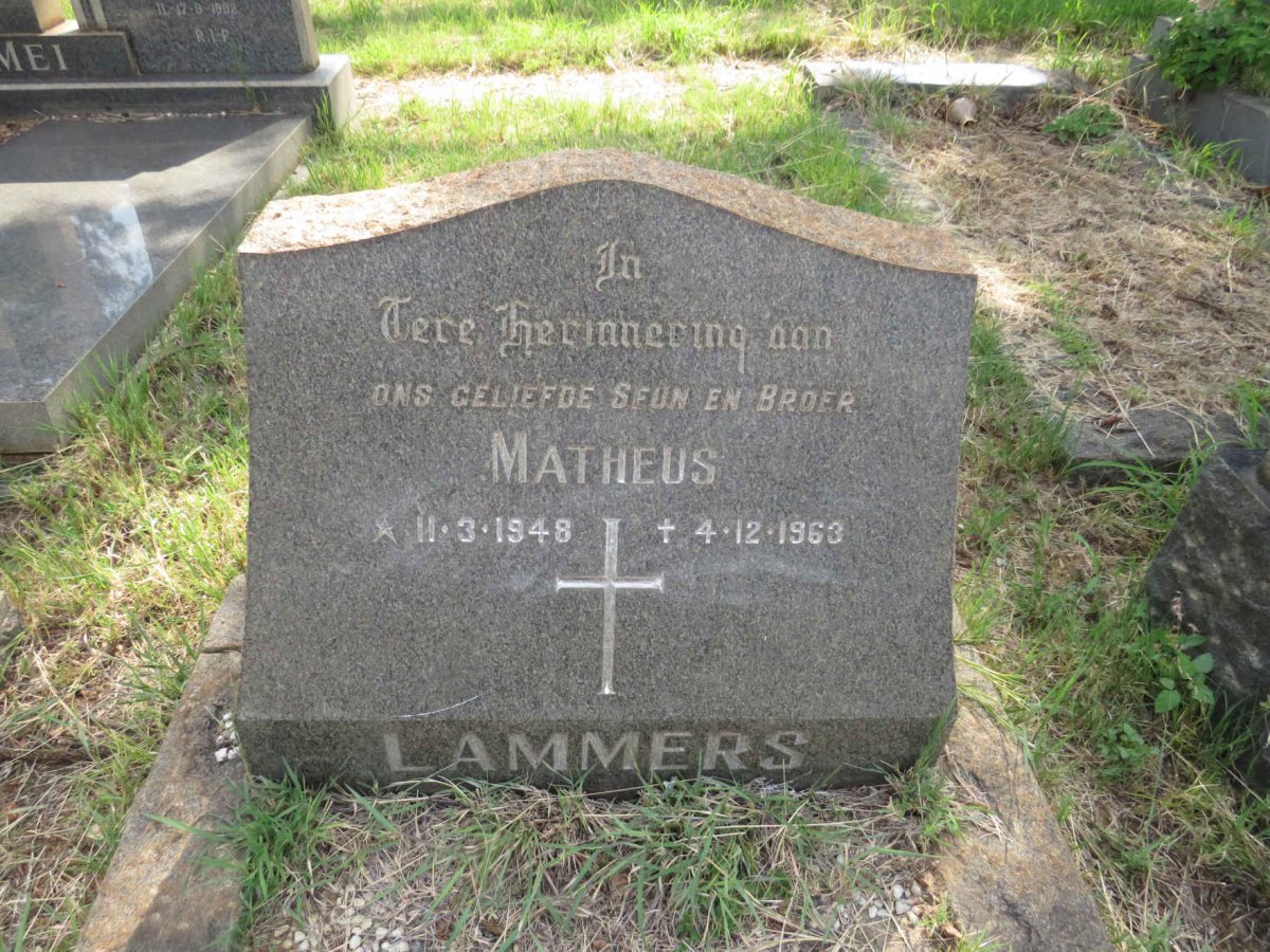 LAMMERS Matheus 1948-1963
