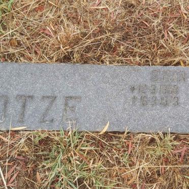 KOTZE Susan 1953-1973 :: KOTZE Sannie 1971-1973
