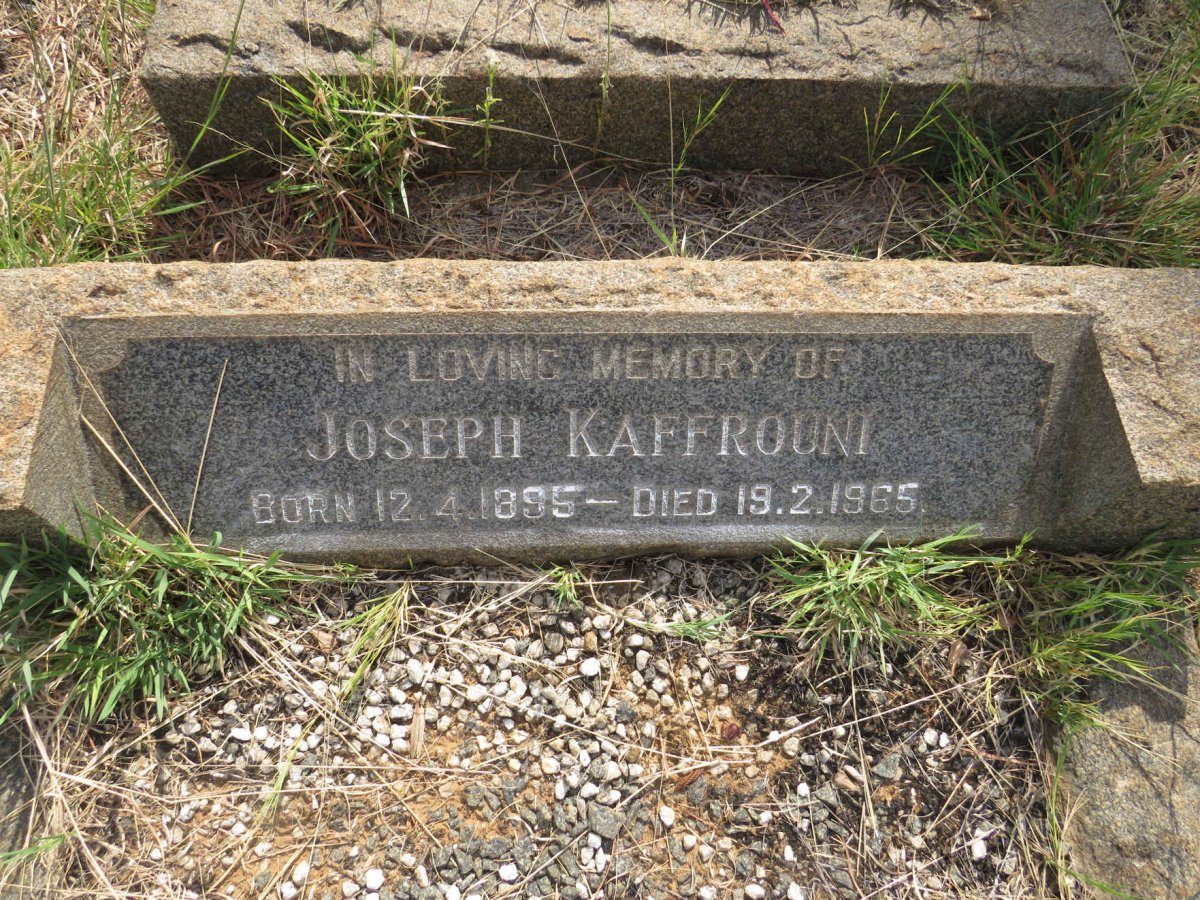 KAFFROUNI Joseph 1895-1965