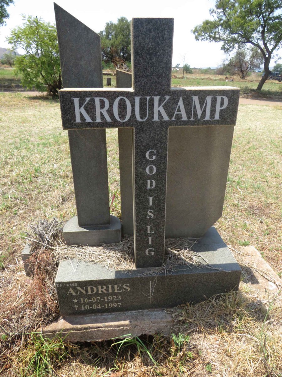 KROUKAMP Andries 1923-1997 