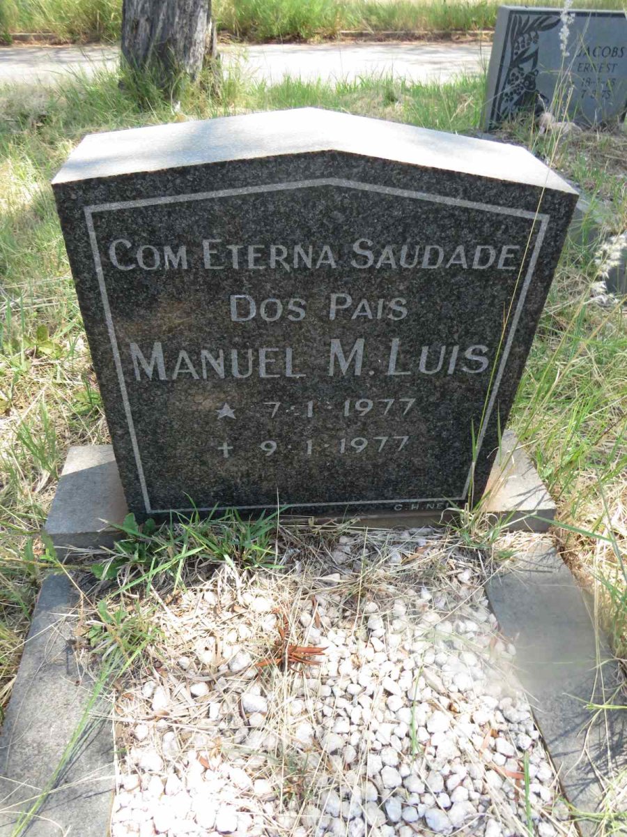 LUIS Manuel M. 1977-1977