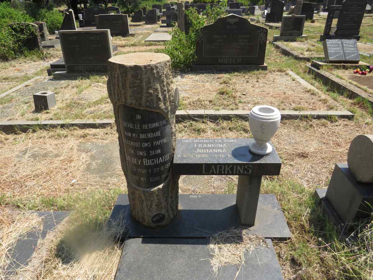 LARKINS Silbey Richard 1930-1971 & Francina Johanna 1930- 1983_1
