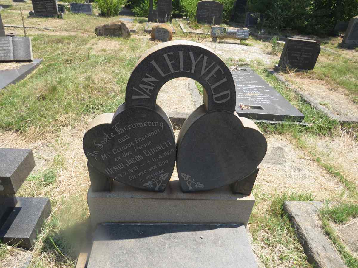 LELYVELD Henri Jacob Clignett, van 1931-1970