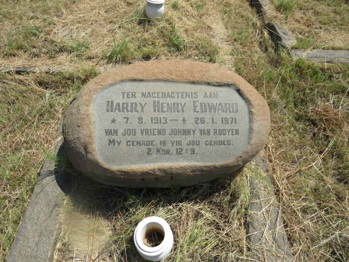 LEE Harry Henry Edward 1913-1971