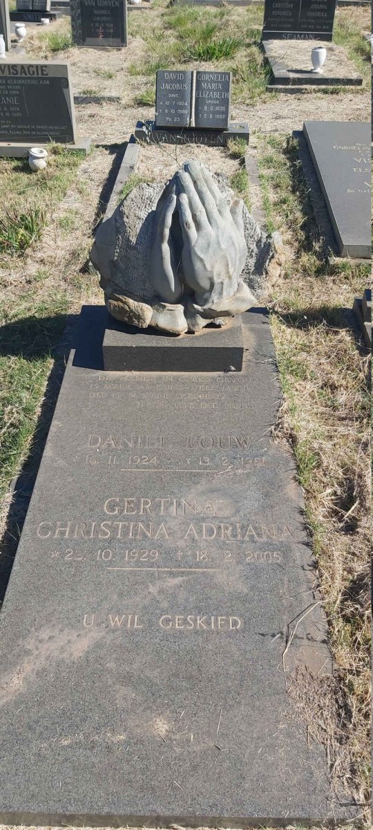 LOUW Daniel 1924-1981 &amp; Gertina Christina Adriana 1929-2005