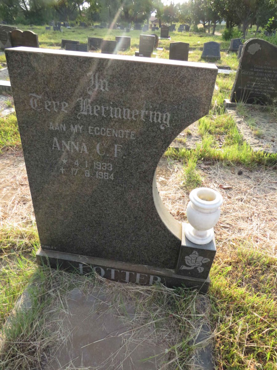LOTTER Anna C.F. 1933-1984