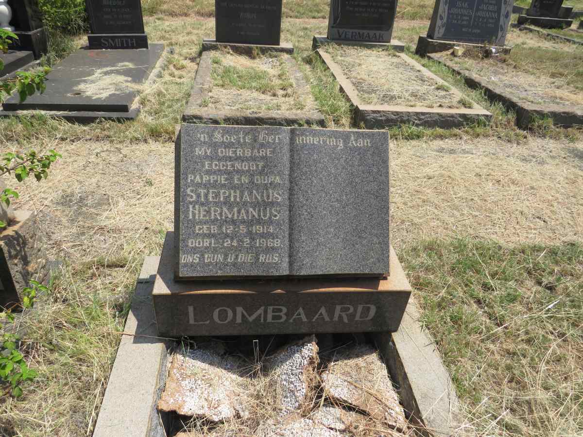 LOMBAARD Stephanus Hermanus 1914-1968