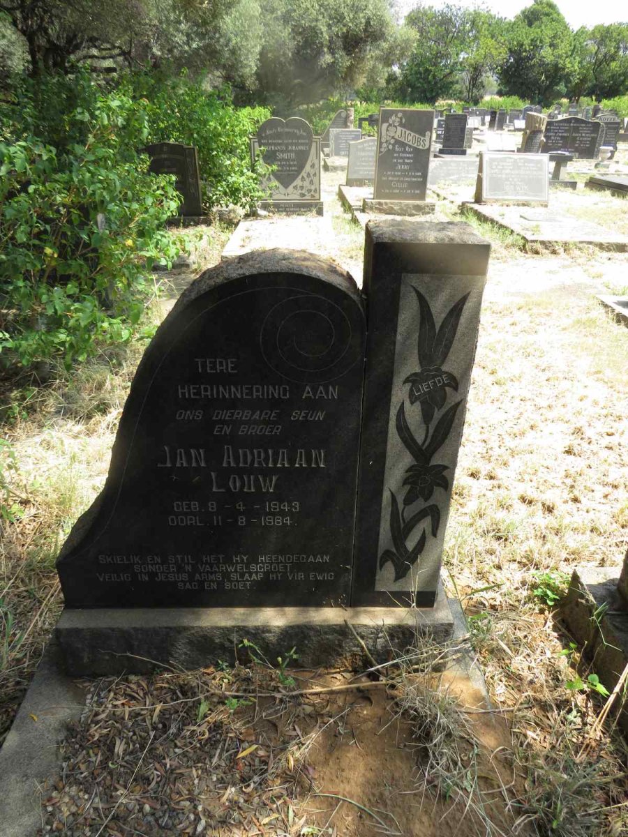 LOUW Jan Adriaan 1943-1964
