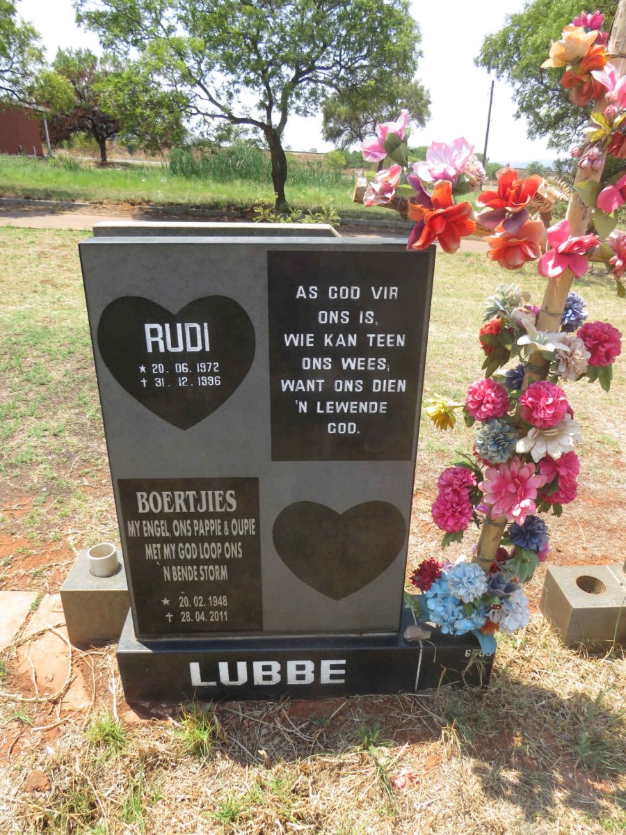 LUBBE Boertjies 1948-2011 :: LUBBE Rudi 1972-1996