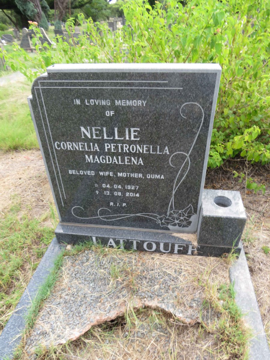 LATTOUFF Cornelia Petronella Magdalena 1927-2014