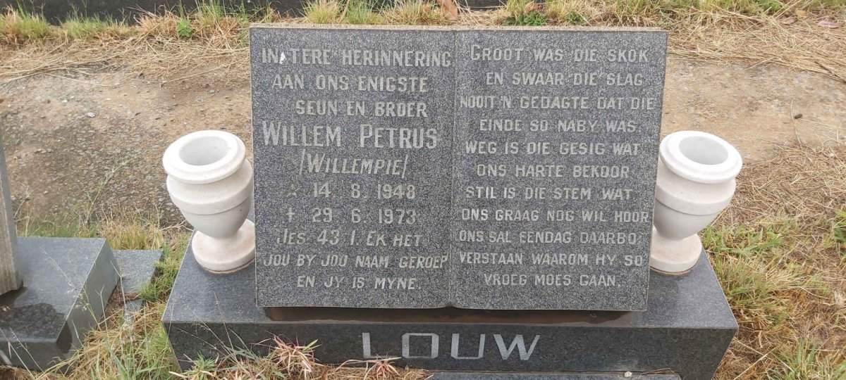 LOUW Willem Petrus 1948-1973