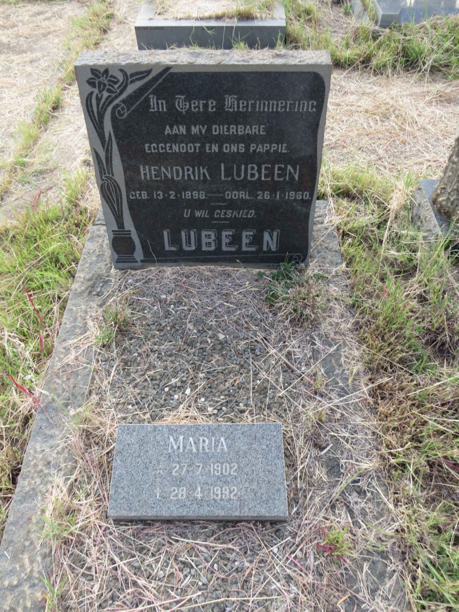 LUBEEN Hendrik 1898-1960 & Maria 1902-1992 