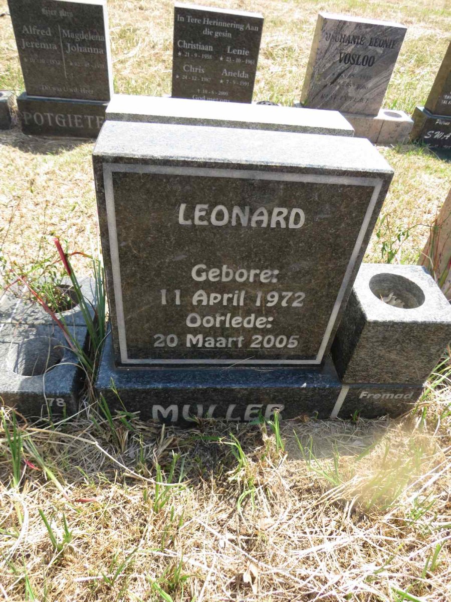MULLER Leonard 1972-2005