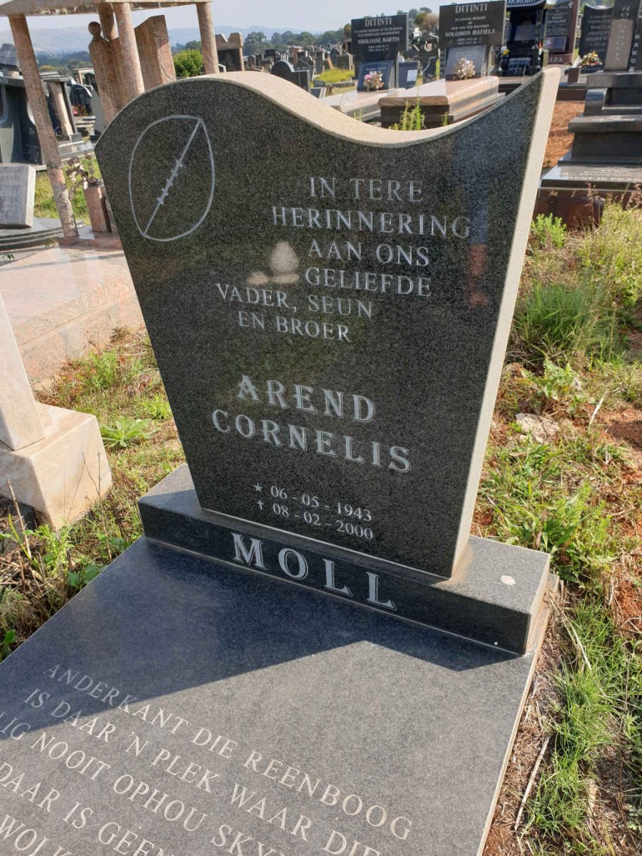 MOLL Arend Cornelius 1943-2000