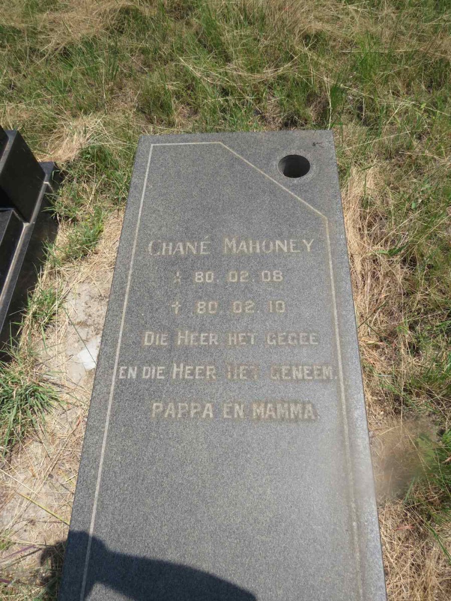 MAHONEY Chane 1980-1980