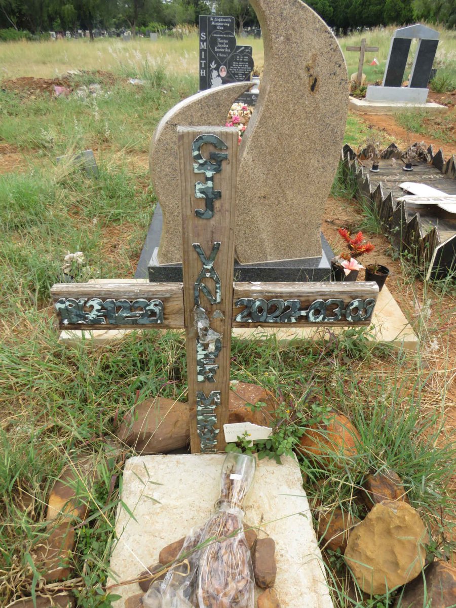 MERWE G.J.J., van der 1962-2022