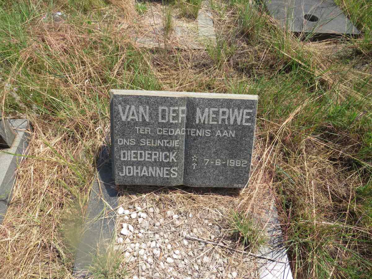 MERWE Diederick Johannes, van der 1982-1982
