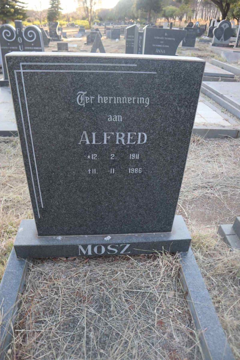 MOSZ Alfred 1911-1986