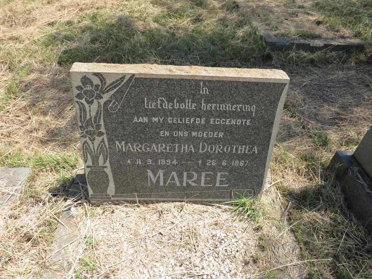 MAREE Margaretha Dorothea 1894-1967